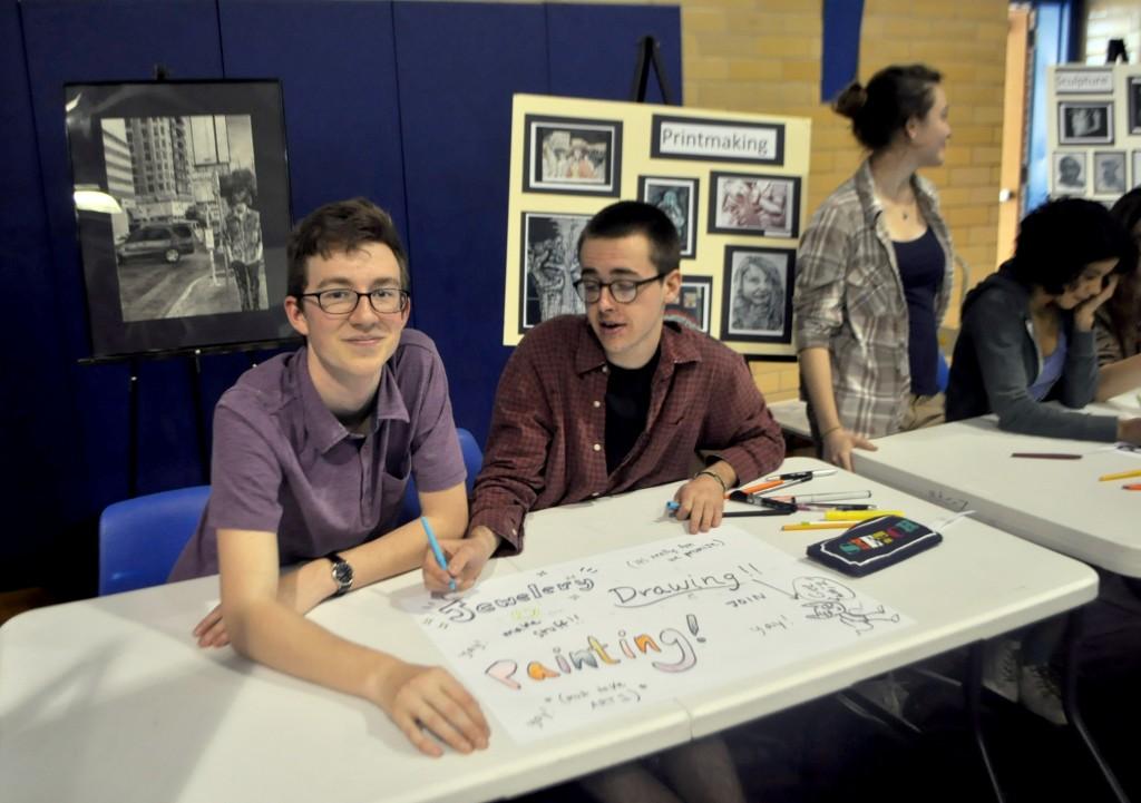 Painting, printmaking, sculpture and photography are four art electives offered at McCallum. Join these electives and get creative!