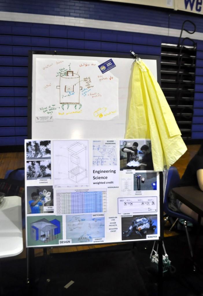 "It's for people who like hands on projects and design," said junior Raj Patel. "We have in class competitions with our structures, and we also do more life-like challenges in the senior class. It's a really fun class."