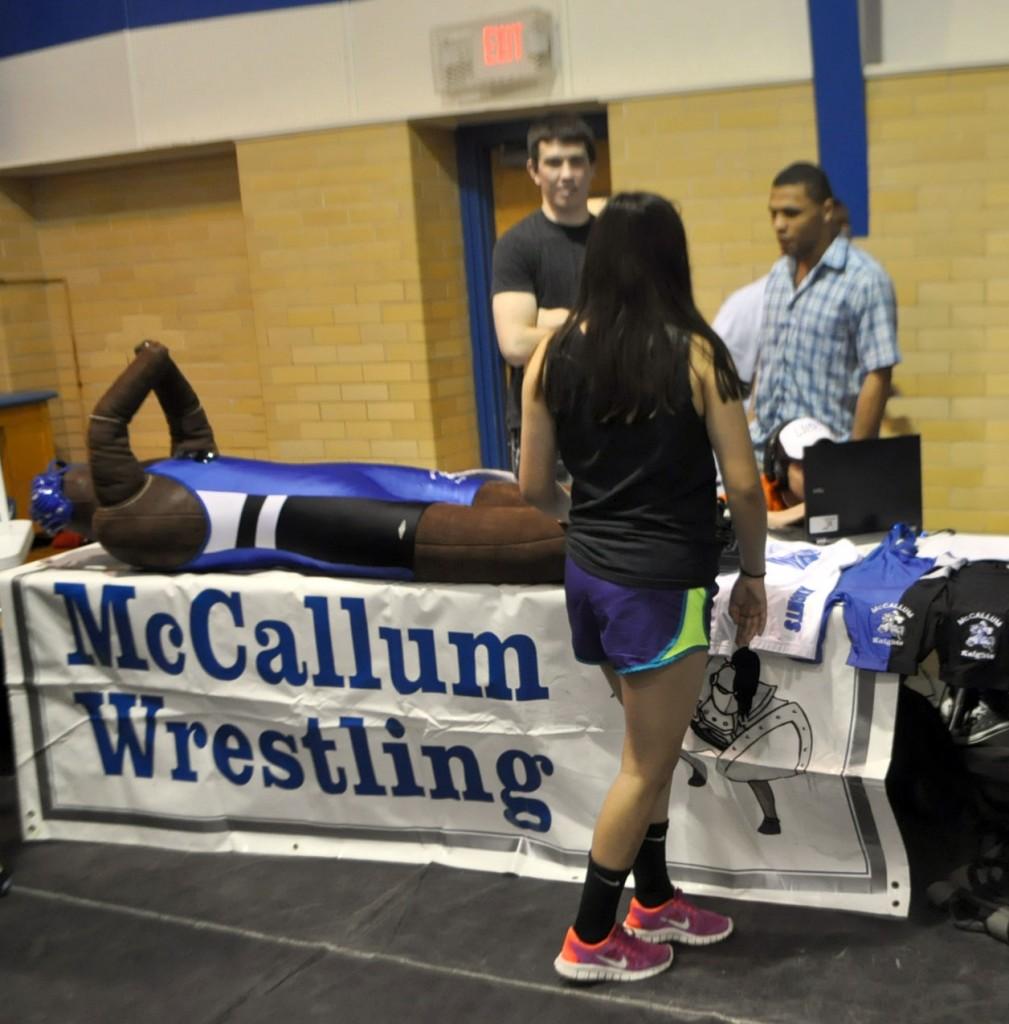 McCallum has an award winning wrestling team. Contact coach Ray Amaro (ramaro@austinisd.org) for more information about joining the team.