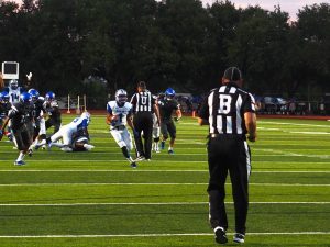 ITS KNIGHTTIME: Alexander Julian runs for 32 yards to set up a Max Perez touchdown in the first quarter